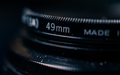 close up of a lens