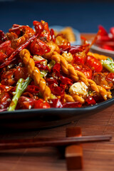 Asian gourmet spicy chicken