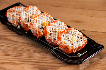 Japanese cuisine sushi rolls
