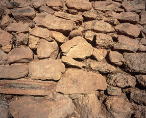 Rock wall in Morocco