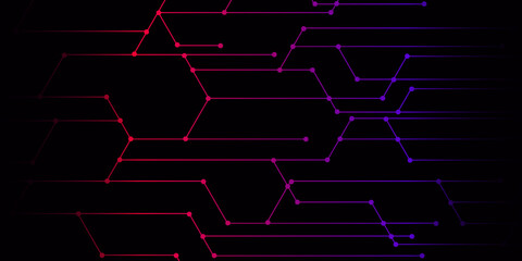 modern background vector design with the theme of circuit lines