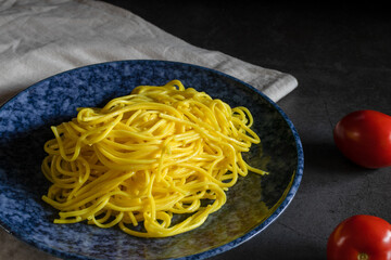 spaghetti with tomato sauce