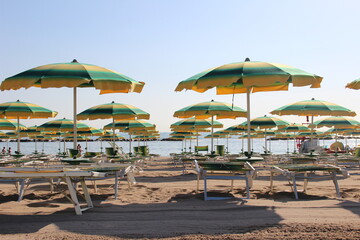 umbrellas on the beach