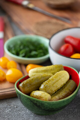 Vegetables and spread for vegan sandwiches, close up