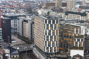 immobilier architecture logement bureau Bruxelles paysage centre hypothecaire 
