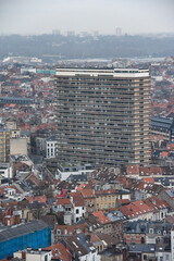 Obraz premium immobilier architecture logement bureau Bruxelles paysage centre hypothecaire appartement