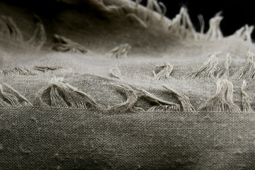 black and white fabric texture background