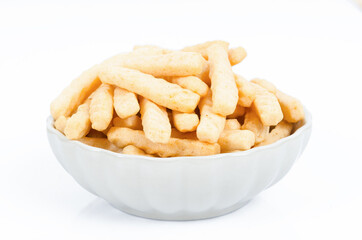Oriental prawn crackers.