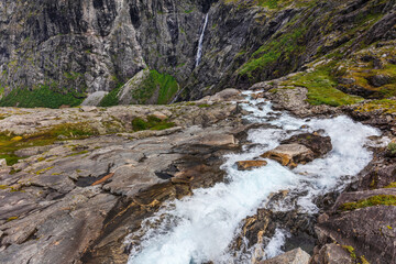 view of waterfalls, Norway