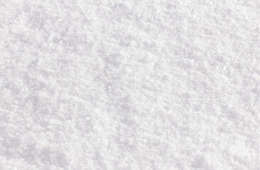 Seamless fresh white snow background .