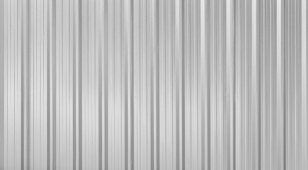 Panorama of Line Pattern Silver Aluminum Fence pattern and seamless background