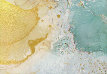 Modern design.Abstract marble texture in gray tones, liquid paints. Vector illusions of sand, ocean, sea, reef, island