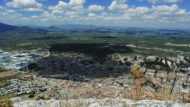 Martos vista desde La Pe&ntilde;a en Ja&eacute;n