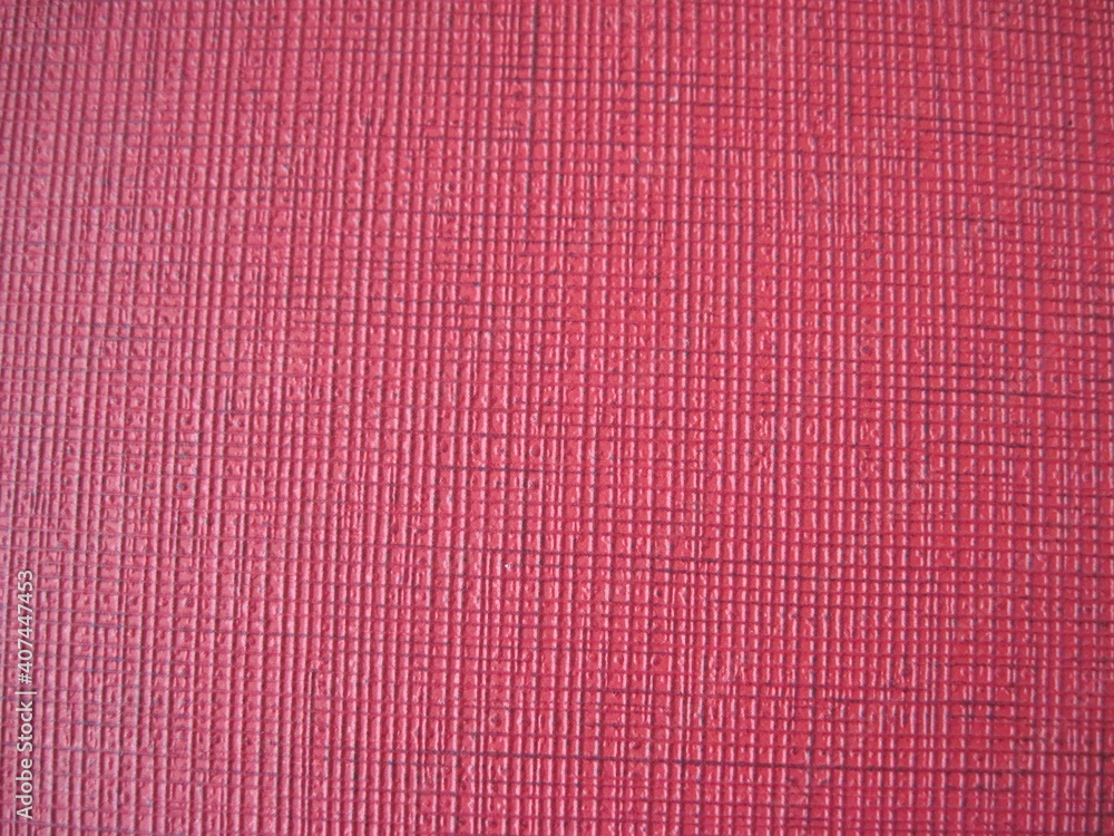 Poster fabric texture background. simple linen textured backdrop in bright red colors.