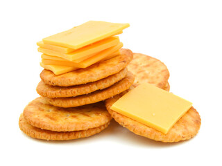 Crackers with cheese
