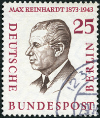 GERMANY - 1957: shows Max Reinhardt (1873-1943), theatrical director, 1957