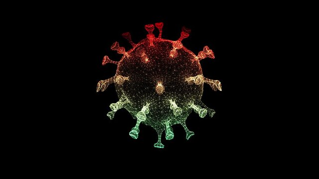 Micro virus covid-19 melts away