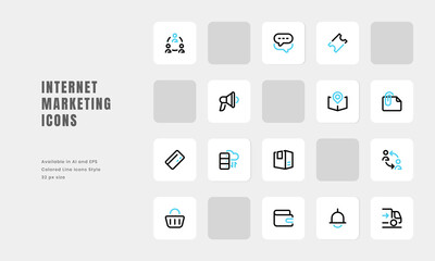 Internet Marketing Icons