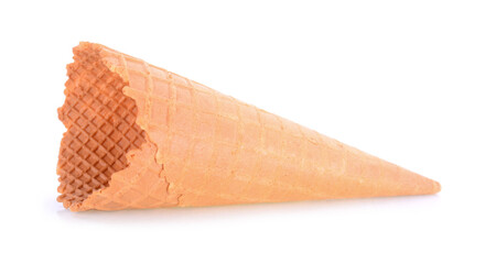 Ice cream cone isolated on white background