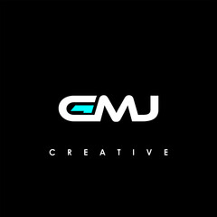 GMU Letter Initial Logo Design Template Vector Illustration	

