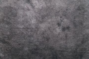 Dark gray wall of cement texture. Fabric background, painted with old concrete pattern, for design work with copy space.