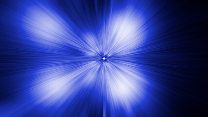 Modern blue fractal design illustration