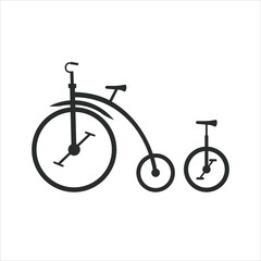 a collections of classic bike icon, fun bike.
