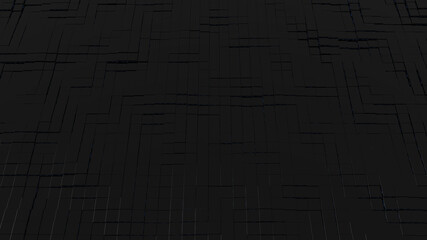 Abstract black cubes background. Concept data technology
