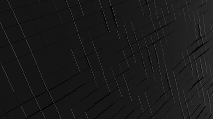 Abstract black cubes background. Concept data technology