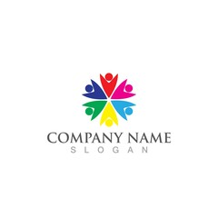 Fototapeta premium Community, network and social icon