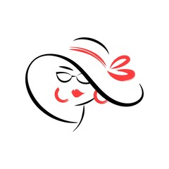 woman with hat and glasses