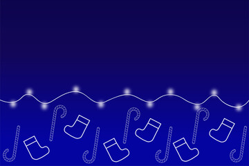 christmas blue background new year celebration happy new year