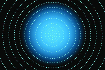 Abstract futuristic circuit board, hi-tech computer digital technology concept, Blank white 3d paper circle for your design on light gray color background.  illustration Vector.