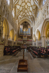 Fototapeta na wymiar Wells Cathedral Organ