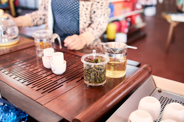 Thai tea leaves after boiled