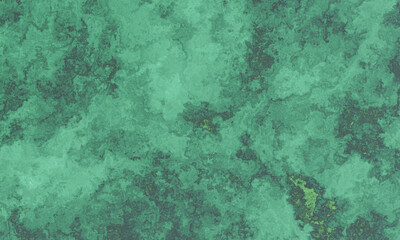 3D rendered abstract green wall background