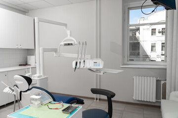 spacious and bright dentist's office