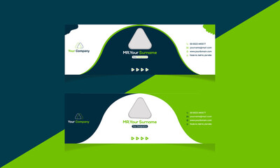 Email Signature template. Corporate and Creative email Signature template 