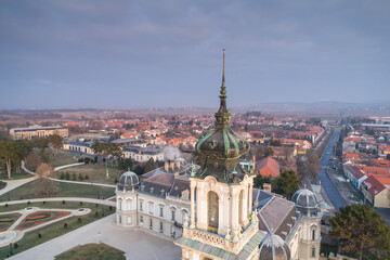 Fototapeta na wymiar Festetics Castle in Keszthely, Hungary