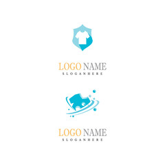 Laundry Logo Template vector symbol nature