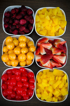 frutas cortadas