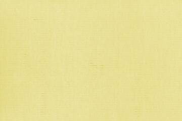 Clean yellow retro paper background. Vintage cardboard texture. Grunge paper for drawing. Simple blank fabric pattern.