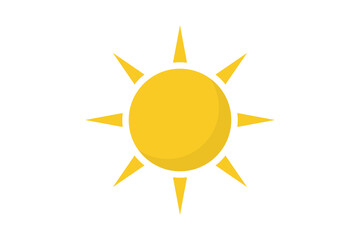 Sun icon symbol simple design