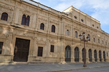 Fototapeta na wymiar Seville City Hall in Sevilla, Andalusia, Spain