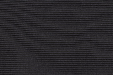 Black fabric texture for clothes.