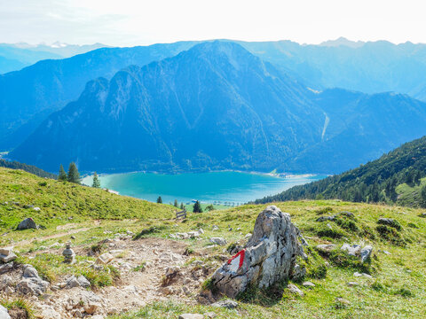 Wandern vom Achensee auf die Seebergspitze