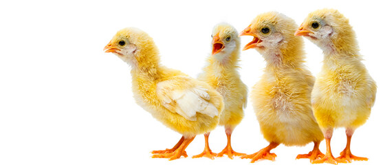 a chicken isolated on a white background