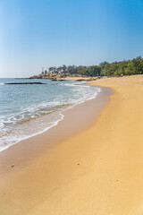 The beach and sea at Quanzhou, China.