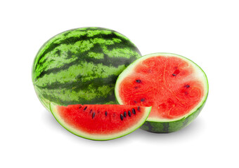 watermelon isolated on white background.