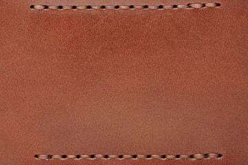 Leather texture with stitches
